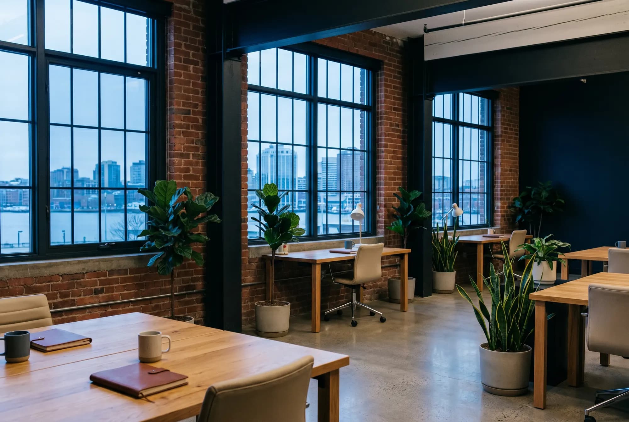 A modern downtown Halifax office interior.