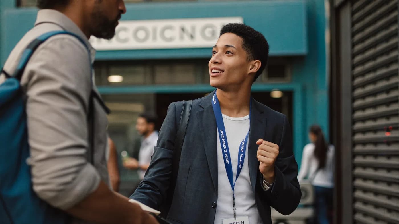 A rep honestly representing a brand with a customer.
